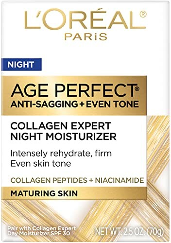 L'Oreal Paris Age Perfect Night Moisturizer packaging