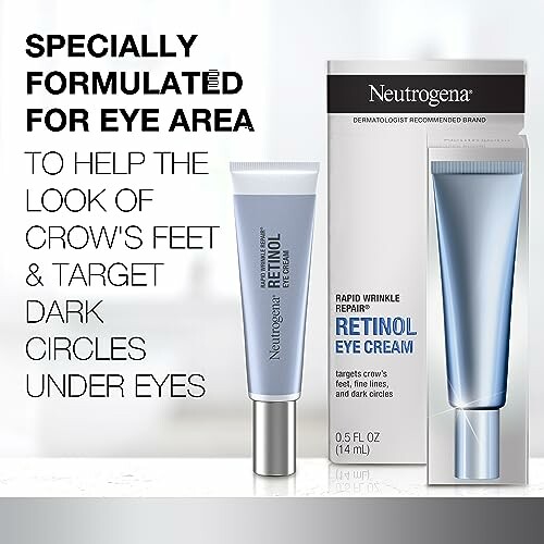 Neutrogena Retinol Eye Cream for crow's feet and dark circles