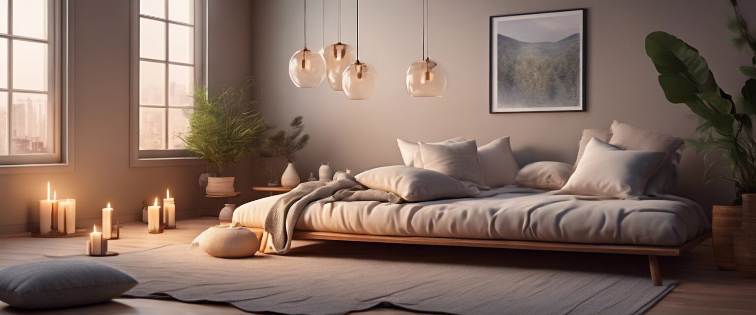 Meditative space for stress management