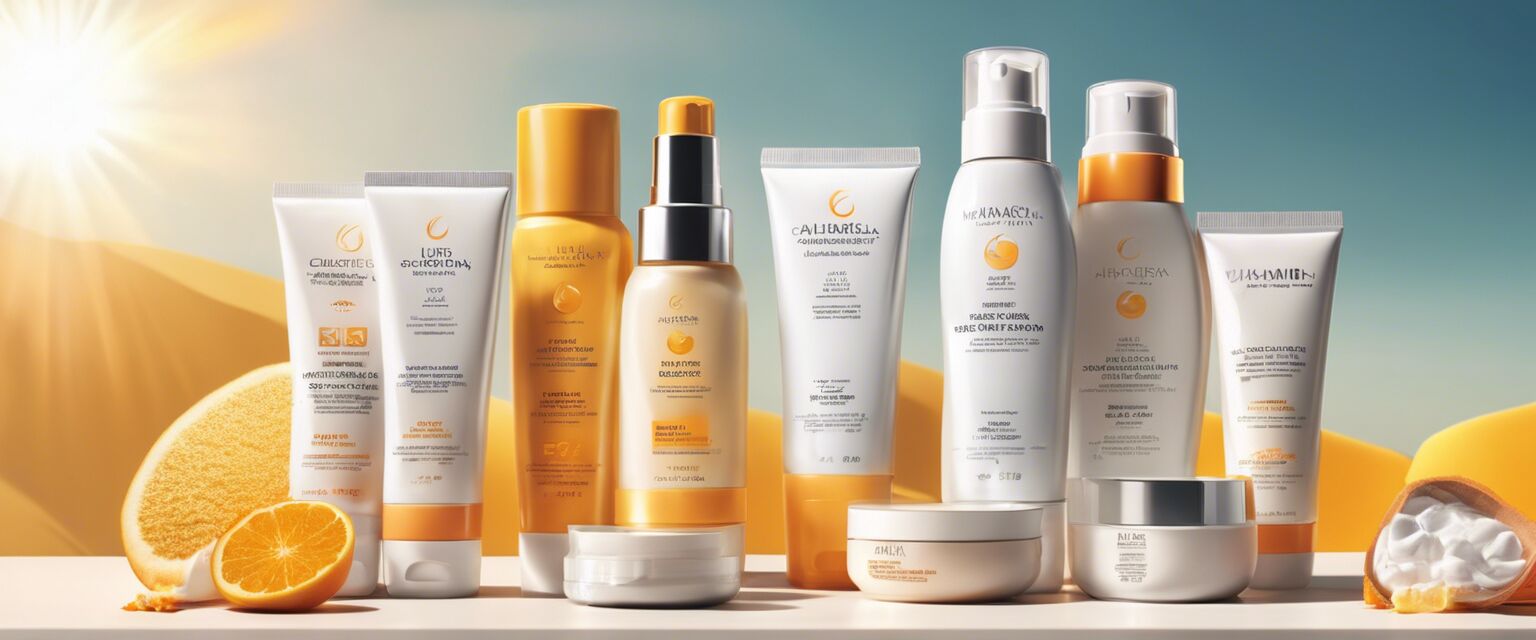 Sun protection products for skincare